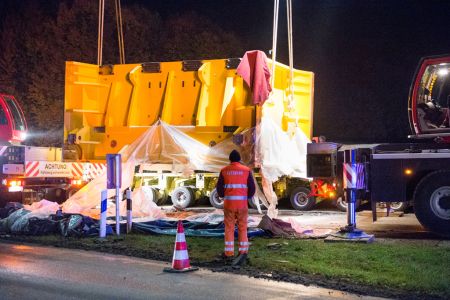 Schwertransportunfall BAB A 3 AS Hengersberg