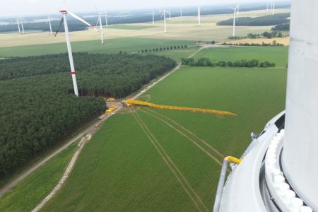 Windpark Zagelsdorf - Kranunfall